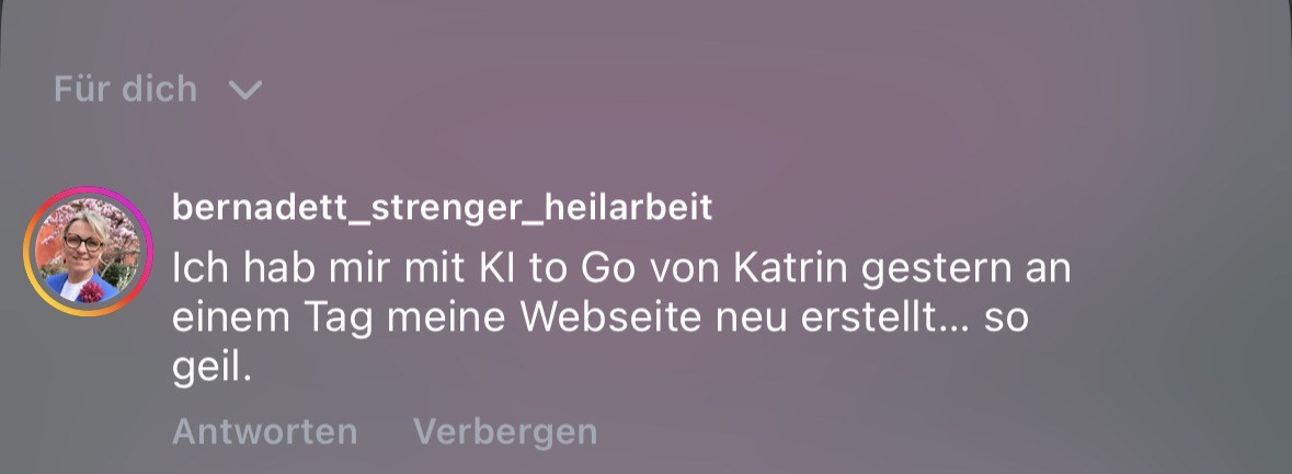 Feedback zu KI to GO